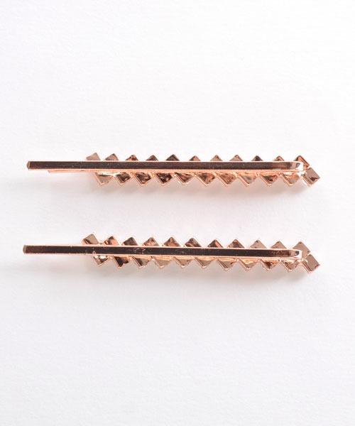 TONE SELECT GOODS（トーンセレクトグッズ）の「【float】2本セット キラキラ ビジュー ヘアピン（ヘアピン・レディース・ブラック/シルバー/マルチ/ピンクゴールド/ゴールド・FREE）」の10枚目の写真