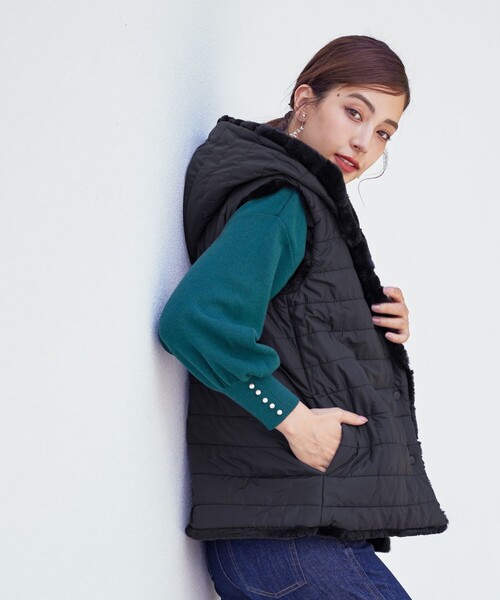 最終価格noir kei ninomiya フェイクファー リバーシブル ベスト 最終価格noir kei ninomiya フェイクファー リバーシブル ベスト