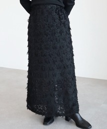 Sugar spoon | ・SUGAR SPOON フリンジジャカードスカート(スカート)