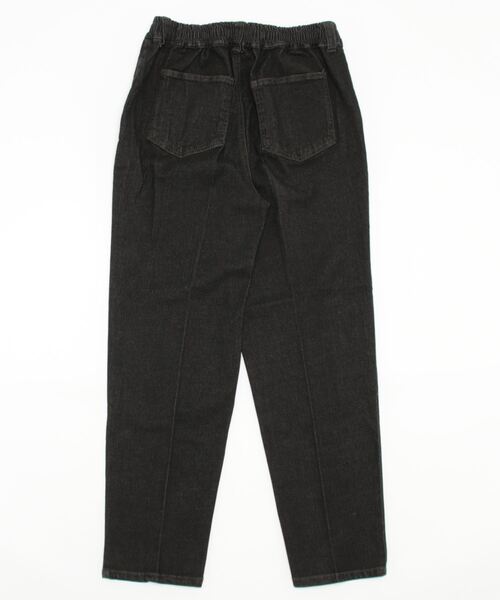 Samansa Mos2 blue（サマンサモスモスブルー）の「【ECO DENIM】ストレッチスリムテーパードパンツ（デニムパンツ・レディース・ブラック/ネイビー/ブルー・ﾌﾘ-）」の22枚目の写真