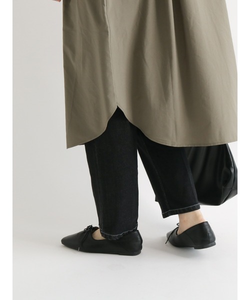 Samansa Mos2 blue（サマンサモスモスブルー）の「【ECO DENIM】ストレッチスリムテーパードパンツ（デニムパンツ・レディース・ブラック/ネイビー/ブルー・ﾌﾘ-）」の8枚目の写真