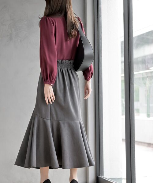 多釦ハイネックブラウス（シャツ/ブラウス）｜rps（アールピーエス）の