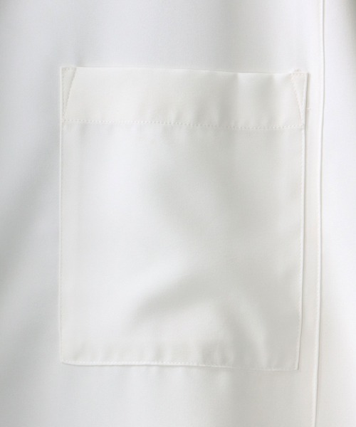 SITRY（シトリー）の「Oversize Drop shoulder dolman sleeve Shirt/オーバーサイズ ドロップショルダー ドルマンスリーブ シャツ（シャツ/ブラウス・メンズ・チャコールグレー/ブラック/オフホワイト・M/L）」の5枚目の写真