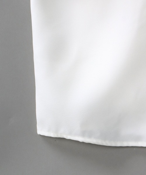 SITRY（シトリー）の「Oversize Drop shoulder dolman sleeve Shirt/オーバーサイズ ドロップショルダー ドルマンスリーブ シャツ（シャツ/ブラウス・メンズ・チャコールグレー/ブラック/オフホワイト・M/L）」の7枚目の写真