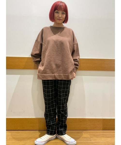 GAP（ギャップ）の「ヴィンテージ ソフトオーバーサイズ スウェット・トレーナー（スウェット・レディース・ブラック/ベージュ/カーキ/ブラウン・S/XXS/L/M/XL/XS）」の11枚目の写真