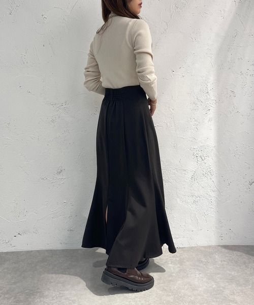 apres jour mignon（アプレジュールミニョン）の「タートルネックリブニット【ZOZOTOWN限定アイテム】（ニット/セーター・レディース・ダークブラウン/ブラック/アイボリー/ダークグリーン/ブルー系その他・X-LARGE/フリー）」の21枚目の写真