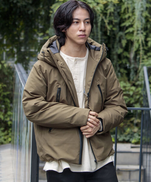 GLOSTER（グロスター）の「【GLOSTER/グロスター】LAMINATION SHIELD ダウンジャケット ラミネート（ダウンジャケット/コート・メンズ・チャコールグレー/ブラック/オリーブ・M/L）」の3枚目の写真