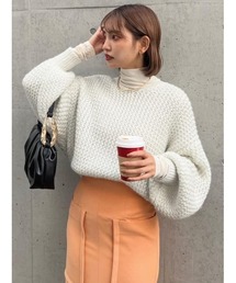 rienda | バルキーグロスニットトップス(ニット/セーター)