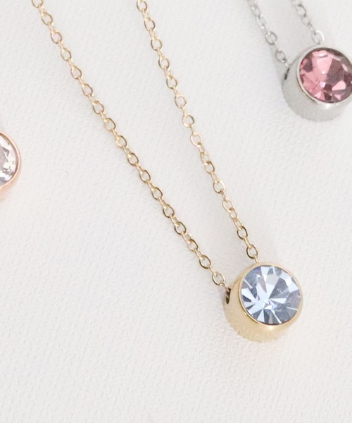 calmila(カルミラ)の「金属アレルギー対応 誕生石トップステンレスショートネックレス(ネックレス・レディース・その他1/その他2/その他3/その他5/その他11/その他34/その他35/その他8/その他10/その他13/その他19/その他22/その他24/その他31/その他33/その他6/その他14/その他15/その他16/その他17/その他18/その他25/その他26/その他27/その他28/その他29/その他/その他4/その他7/その他9/その他12/その他20/その他21/その他23/その他30/その他32・2月/3月/4月/6月/12月/11月/9月/8月/1月/10月/7月/5月)」の3枚目の写真