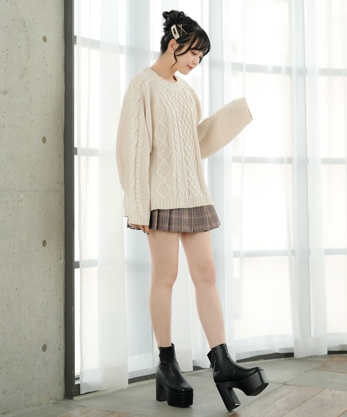 Newlyme（ニューリーミー）の「12cm厚底ストレッチショート