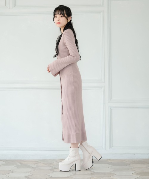 Newlyme（ニューリーミー）の「12cm厚底ストレッチショートブーツ（ブーツ・レディース・ブラック/ブラウン/オフホワイト・23cm/23.5cm/24cm/24.5cm/25cm/22.5cm）」の13枚目の写真