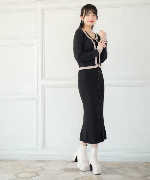 Newlyme（ニューリーミー）の「12cm厚底ストレッチショートブーツ（ブーツ・レディース・ブラック/ブラウン/オフホワイト・23cm/23.5cm/24cm/24.5cm/25cm/22.5cm）」の15枚目の写真