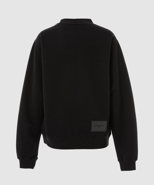 WE11DONE(ウェルダン)の「BASIC LOGO FITTED SWEATSHIRT(スウェット・レディース・ブラック/チャコールグレー/ホワイト・S/M)」の4枚目の写真