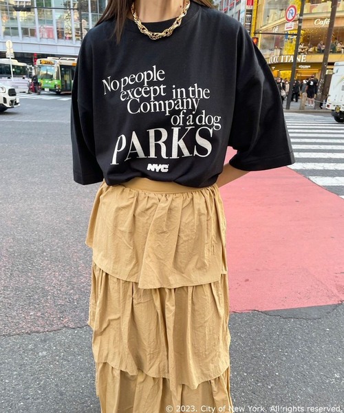 JUGLANS(ユグランス)の「☆ 【GOOD ROCK SPEED/グッドロックスピード】NYC T-SHIRT 23NYC010W(Tシャツ/カットソー・レディース・アッシュ/ブラック/ホワイト・FREE)」の3枚目の写真