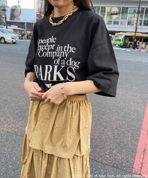 JUGLANS(ユグランス)の「☆ 【GOOD ROCK SPEED/グッドロックスピード】NYC T-SHIRT 23NYC010W(Tシャツ/カットソー・レディース・アッシュ/ブラック/ホワイト・FREE)」の9枚目の写真