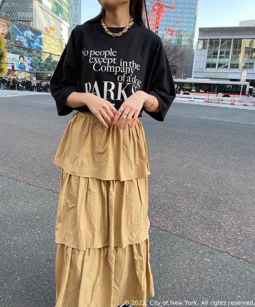 JUGLANS(ユグランス)の「☆ 【GOOD ROCK SPEED/グッドロックスピード】NYC T-SHIRT 23NYC010W(Tシャツ/カットソー・レディース・アッシュ/ブラック/ホワイト・FREE)」の12枚目の写真