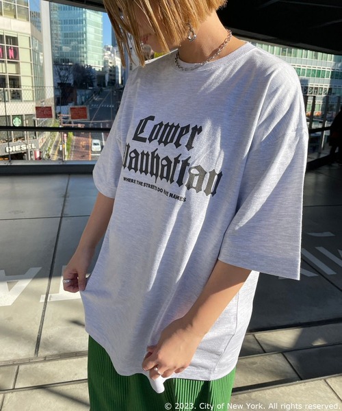 JUGLANS(ユグランス)の「☆ 【GOOD ROCK SPEED/グッドロックスピード】NYC T-SHIRT 23NYC010W(Tシャツ/カットソー・レディース・アッシュ/ブラック/ホワイト・FREE)」の14枚目の写真