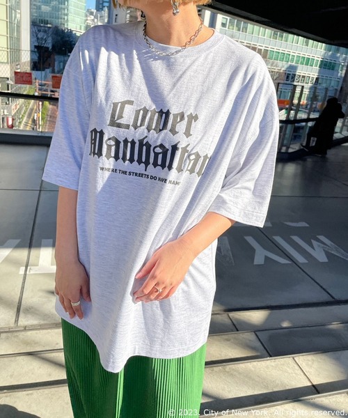 JUGLANS(ユグランス)の「☆ 【GOOD ROCK SPEED/グッドロックスピード】NYC T-SHIRT 23NYC010W(Tシャツ/カットソー・レディース・アッシュ/ブラック/ホワイト・FREE)」の17枚目の写真