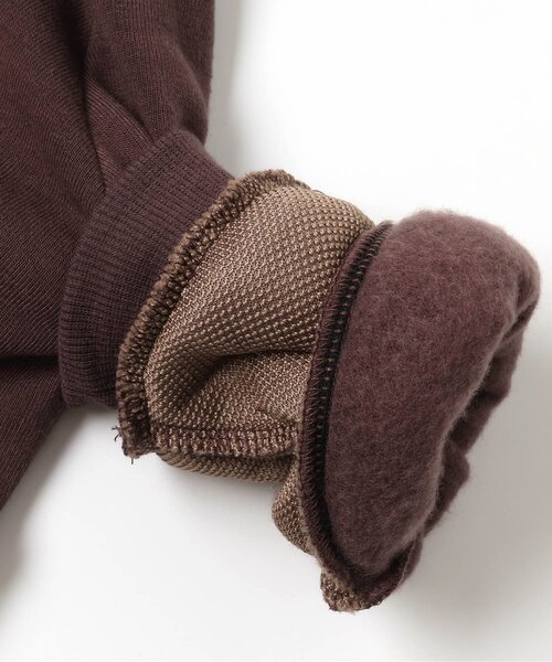 BREEZE by yumi.（ブリーズバイユミ）の「WEB限定 ボア切替あったかトレーナー【BREEZE by yumi】（スウェット・キッズ・アイボリー/ネイビー/ブラウン・110/80/140/130/120/90/100）」の18枚目の写真