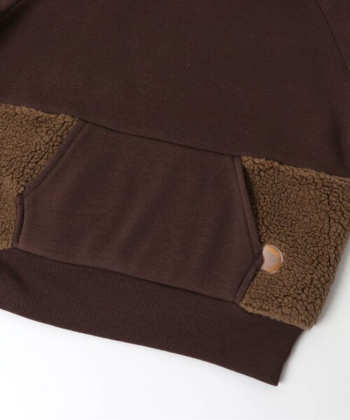 BREEZE by yumi.（ブリーズバイユミ）の「WEB限定 ボア切替あったかトレーナー【BREEZE by yumi】（スウェット・キッズ・アイボリー/ネイビー/ブラウン・110/80/140/130/120/90/100）」の19枚目の写真