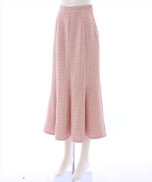 clear(クリア)の「ツイードロングマーメイドスカート(スカート・レディース・ピンク/モカ/ブラック・M/S)」の7枚目の写真