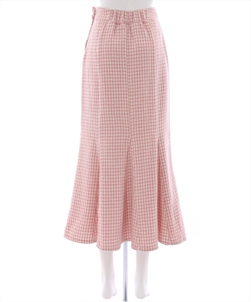 clear(クリア)の「ツイードロングマーメイドスカート(スカート・レディース・ピンク/モカ/ブラック・M/S)」の12枚目の写真