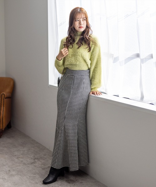 clear(クリア)の「ツイードロングマーメイドスカート(スカート・レディース・ピンク/モカ/ブラック・M/S)」の20枚目の写真