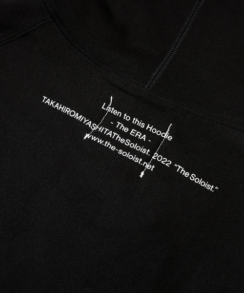 TAKAHIROMIYASHITATheSoloIst.(タカヒロミヤシタザソロイスト)の「the soloist.(oversized hoodie)(パーカー・メンズ・ブラック・44/46)」の4枚目の写真