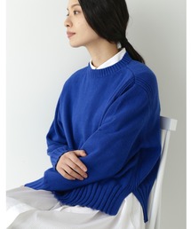 human woman | ◆ローゲージコットンポリエステルニット(ニット/セーター)