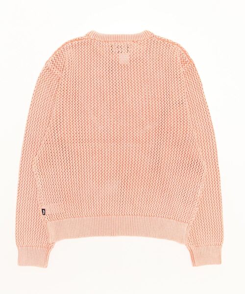 STUSSY（ステューシー）の「STUSSY/ステューシー PIG. DYED LOOSE GAUGE SWEATER セーター（ニット/セーター・メンズ・サーモンピンク/ネイビー・XL/L/M）」の3枚目の写真