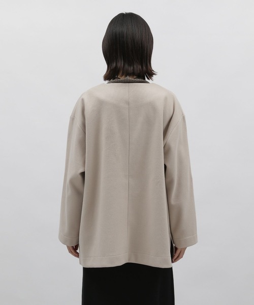 LAKOLE（ラコレ）の「カット起毛ジャケット[セットアップ対応] / 179978（その他アウター・レディース・ブラック/サンドグレー・MEDIUM/SMALL）」の15枚目の写真