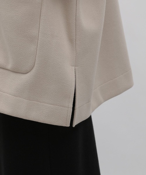 LAKOLE（ラコレ）の「カット起毛ジャケット[セットアップ対応] / 179978（その他アウター・レディース・ブラック/サンドグレー・MEDIUM/SMALL）」の12枚目の写真