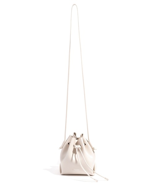 YAHKI(ヤーキ)の「【YAHKI】SOFT W FACE SMALL BAG(ショルダーバッグ・レディース・ブラック/オフホワイト/ブルー・FREE)」の2枚目の写真