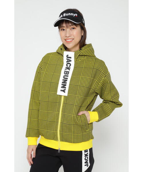 【フォロー割】 美品 ジャックバニー グレンチェック柄 フーディ ジャケット 1 Jack Bunny!!（ジャックバニー）の「【Jack Bunny!!】ダンボールニット