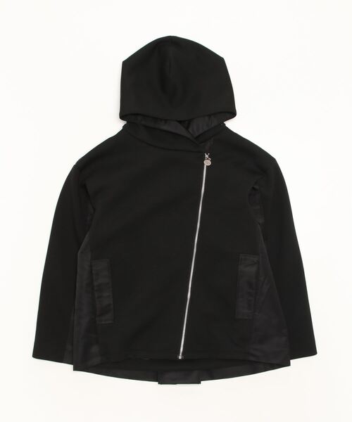 MARECHAL TERRE（マルシャルテル）の「MARECHAL TERRE（マルシャルテル) バックタックパーカーブルゾン/ZMT231CO753（パーカー・レディース・ブラック/ベージュ・F）」の15枚目の写真