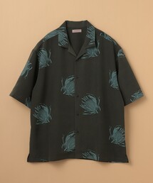 BEAMS LIGHTS | BEAMS LIGHTS / フラワープリント オープンカラー シャツ(シャツ/ブラウス)