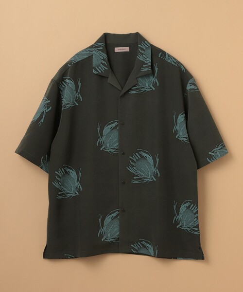 BEAMS LIGHTS(ビームスライツ)の「BEAMS LIGHTS / フラワープリント オープンカラー シャツ(シャツ/ブラウス・メンズ・ブラック/オリーブ・S/M/L)」の17枚目の写真