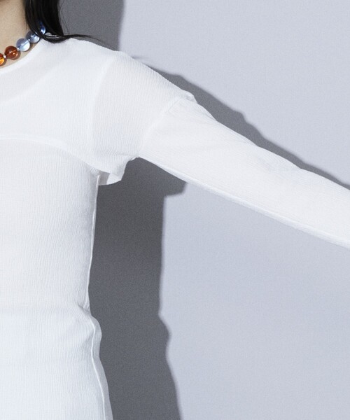 Firsthand（ファーストハンド）の「Firsthand/ファーストハンド レイヤードトップス/レイヤードトップス（Tシャツ/カットソー・レディース・ラベンダー/ホワイト/ブラック・FREE）」の9枚目の写真