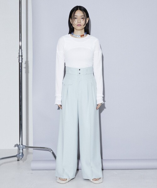 Firsthand（ファーストハンド）の「Firsthand/ファーストハンド レイヤードトップス/レイヤードトップス（Tシャツ/カットソー・レディース・ラベンダー/ホワイト/ブラック・FREE）」の11枚目の写真