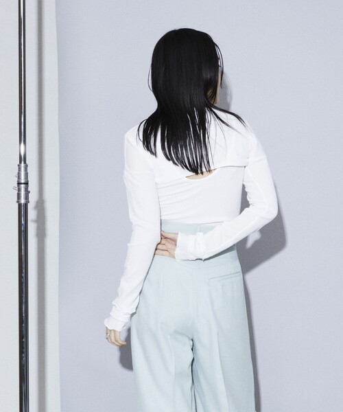 Firsthand（ファーストハンド）の「Firsthand/ファーストハンド レイヤードトップス/レイヤードトップス（Tシャツ/カットソー・レディース・ラベンダー/ホワイト/ブラック・FREE）」の13枚目の写真