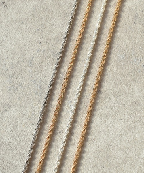 GOLDY（ゴールディ）の「ロープ チェーン チョーカー × ツイスト ボード ネックカフ（ネックレス・レディース・ゴールド/シルバー系その他/シルバー/ゴールド系その他・FREE）」の13枚目の写真