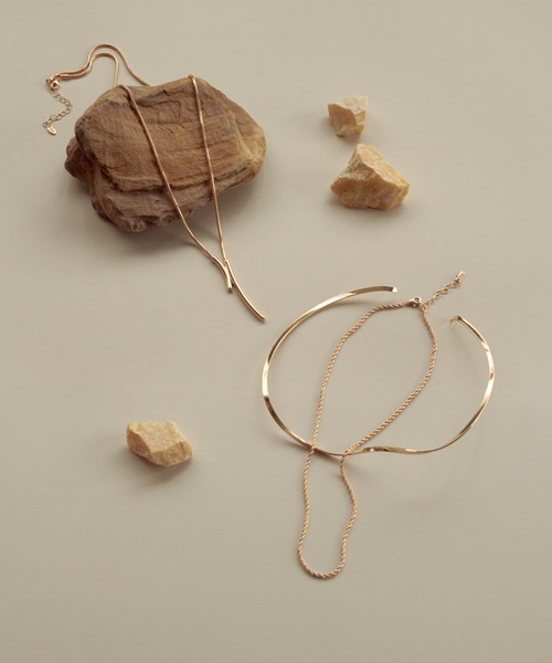 GOLDY（ゴールディ）の「ロープ チェーン チョーカー × ツイスト ボード ネックカフ（ネックレス・レディース・ゴールド/シルバー系その他/シルバー/ゴールド系その他・FREE）」の15枚目の写真