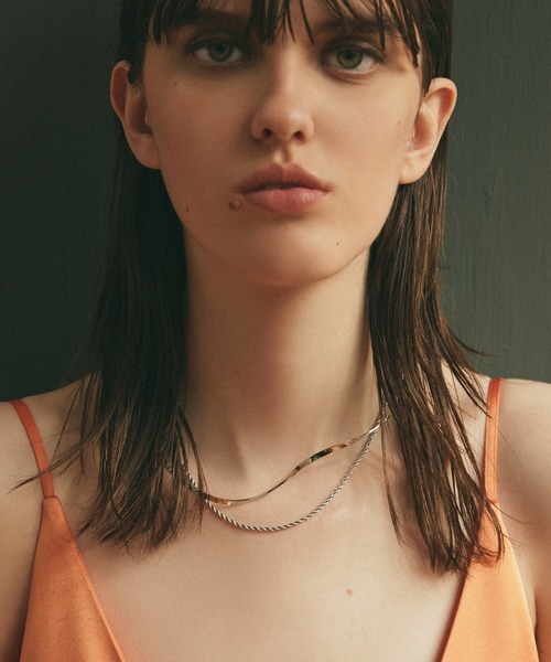 GOLDY（ゴールディ）の「ロープ チェーン チョーカー × ツイスト ボード ネックカフ（ネックレス・レディース・ゴールド/シルバー系その他/シルバー/ゴールド系その他・FREE）」の16枚目の写真