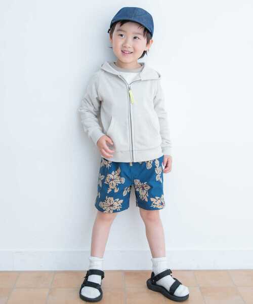 URBAN RESEARCH DOORS（アーバンリサーチドアーズ）の「裏毛ジップパーカー(KIDS)（パーカー・キッズ・パープル/ベージュ系その他・105/120/135/150）」の16枚目の写真