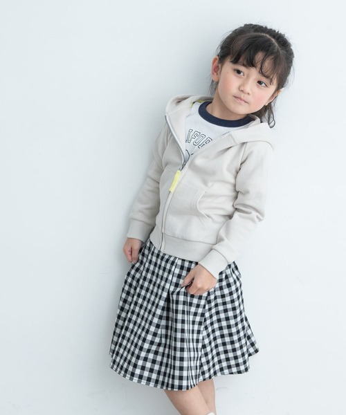 URBAN RESEARCH DOORS（アーバンリサーチドアーズ）の「裏毛ジップパーカー(KIDS)（パーカー・キッズ・パープル/ベージュ系その他・105/120/135/150）」の17枚目の写真