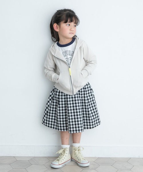 URBAN RESEARCH DOORS（アーバンリサーチドアーズ）の「裏毛ジップパーカー(KIDS)（パーカー・キッズ・パープル/ベージュ系その他・105/120/135/150）」の21枚目の写真