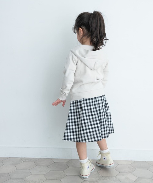 URBAN RESEARCH DOORS（アーバンリサーチドアーズ）の「裏毛ジップパーカー(KIDS)（パーカー・キッズ・パープル/ベージュ系その他・105/120/135/150）」の4枚目の写真