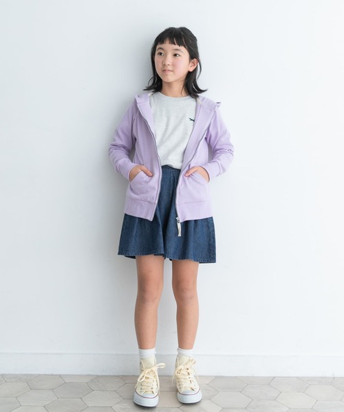 URBAN RESEARCH DOORS（アーバンリサーチドアーズ）の「裏毛ジップパーカー(KIDS)（パーカー・キッズ・パープル/ベージュ系その他・105/120/135/150）」の22枚目の写真