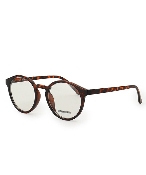 SHOO・LA・RUE（シューラルー）の「◆ボストン型伊達メガネ（サングラス・レディース・クリア/ブラック/ダークブラウン・00）」の2枚目の写真