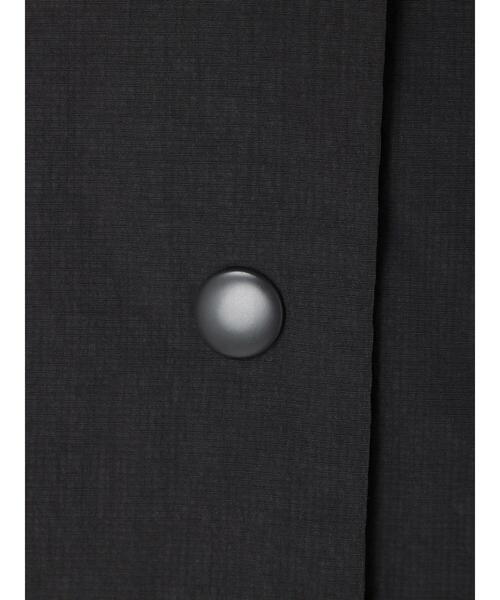 koe（コエ）の「ミニリップストップフードロングコート（ブルゾン・レディース・オフホワイト/グレー・M）」の11枚目の写真